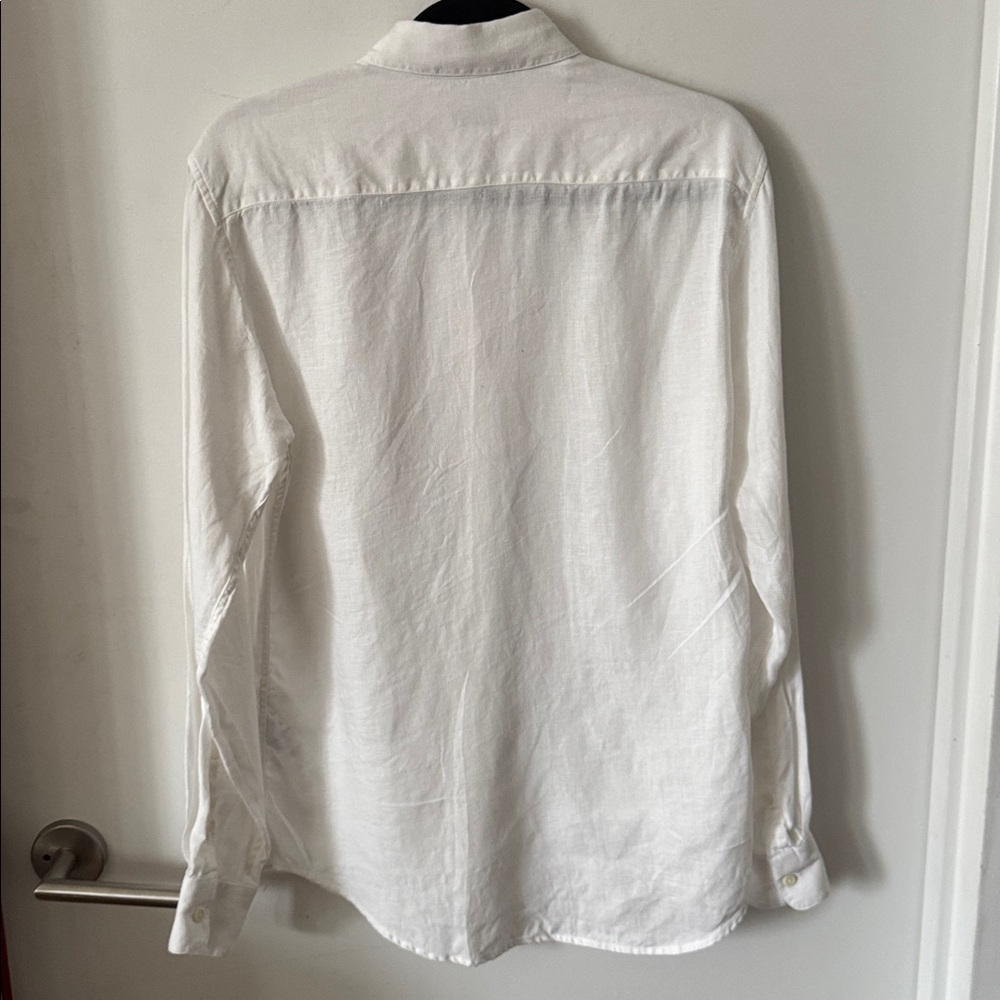 Sandro Linen Button Down Shirt - image 5